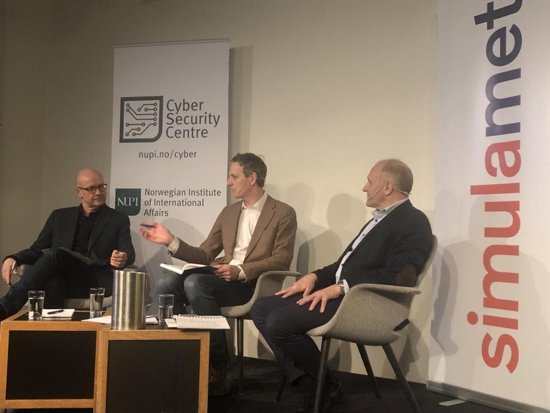 NUPI and SimulaMet invited the security manager in Huawei Norway to debate cybersecurity